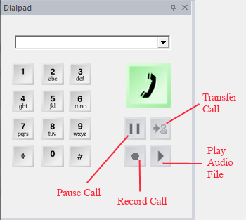 Dial outbound calls call center software