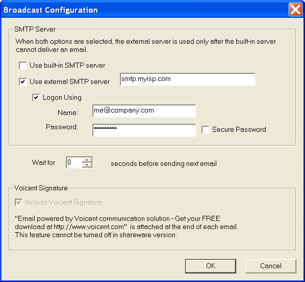 How to use Group Email - Set up SMTP server.