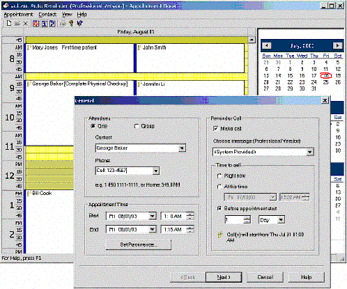 Screenshot of Voicent AutoReminder