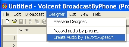 Text-to-Speech to audio file