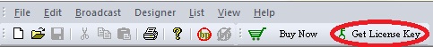 Get License Key Button