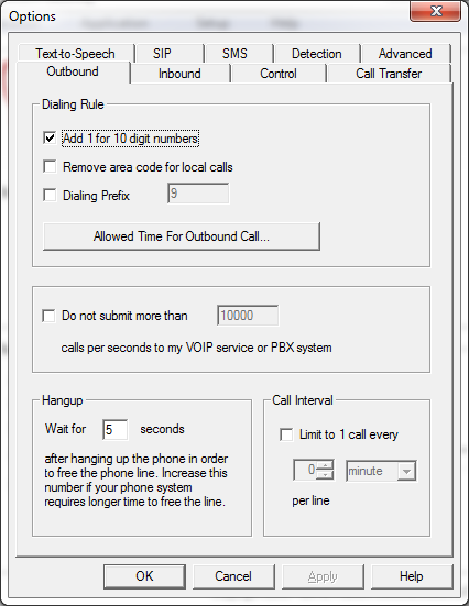 Voicent Gateway Window Call Control