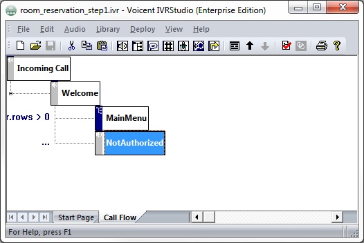 IVR software screenshot